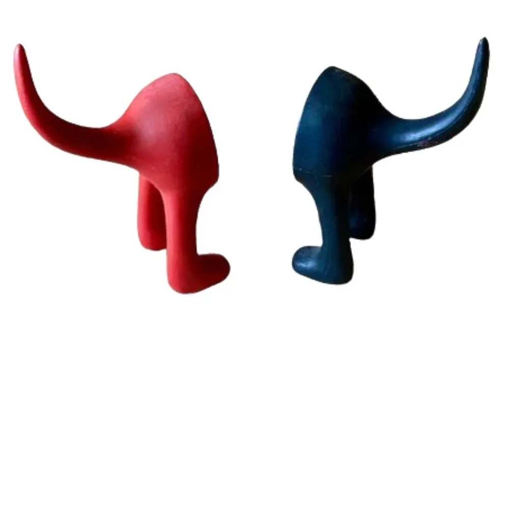 IKEA Dog Tail Hooks Set of Six Bright Colors